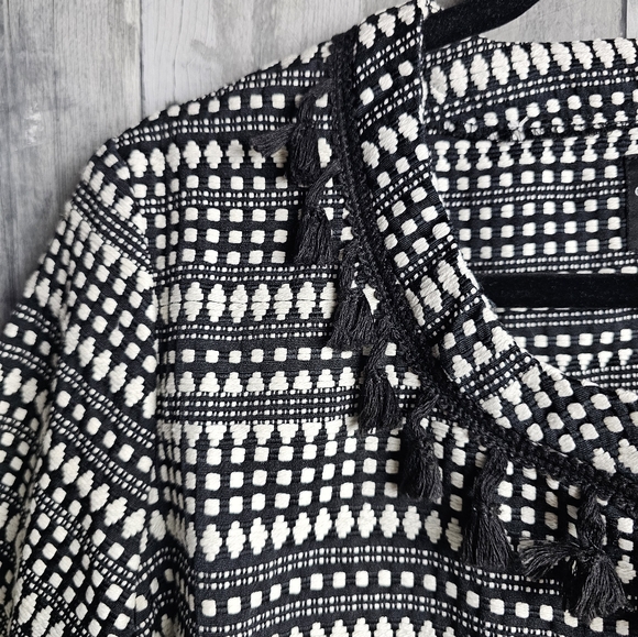 August Moon Tweed Tassle Jacket XL - Picture 2 of 8